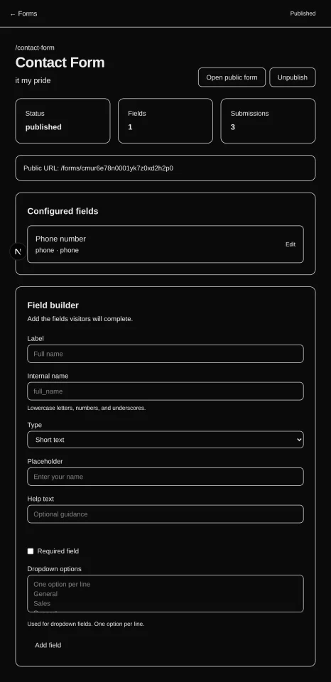 FormDesk - Form Builder & Submission Inbox — screenshot 2