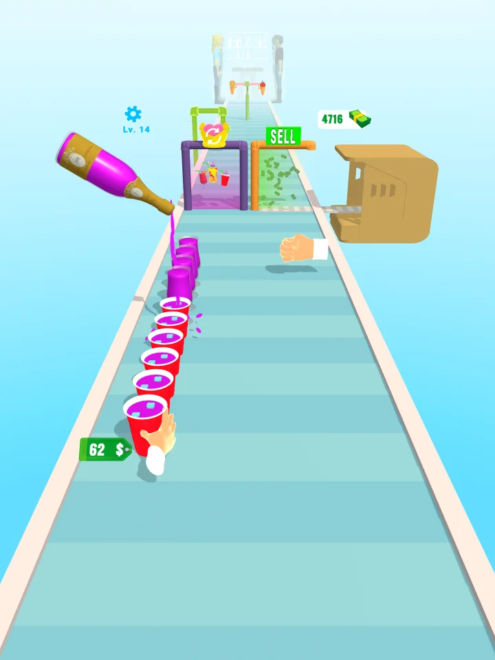 Party Cup Runner 3D Hypercasual — screenshot 1