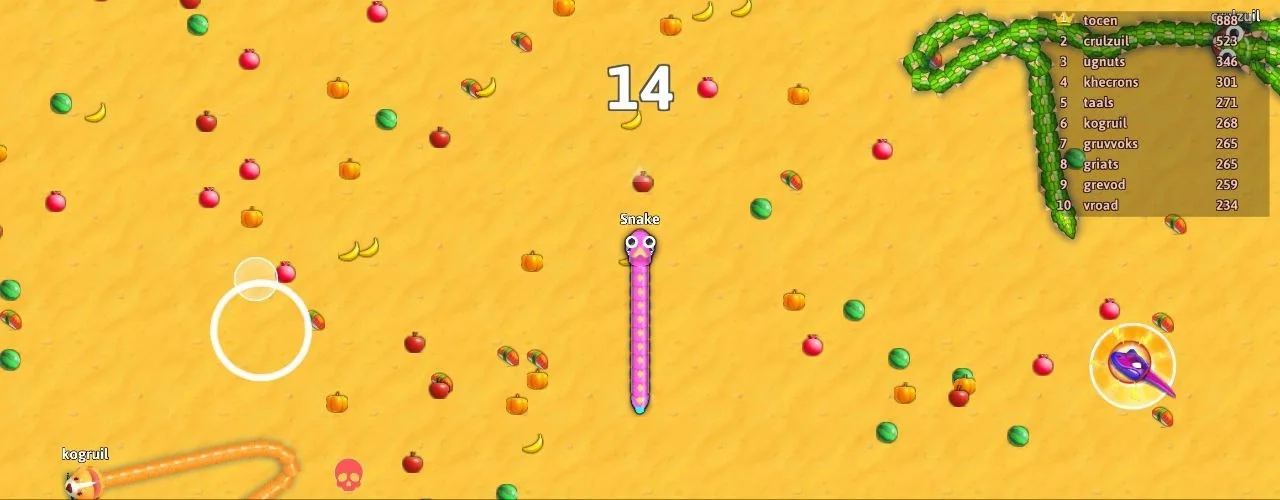 Snake Warz Stumble — screenshot 3