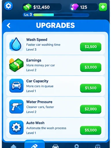 Car Wash Empire Flutter Idle Car Wash Tycoon Game — screenshot 4