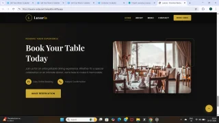Luxuria Luxury Restaurant HTML Template