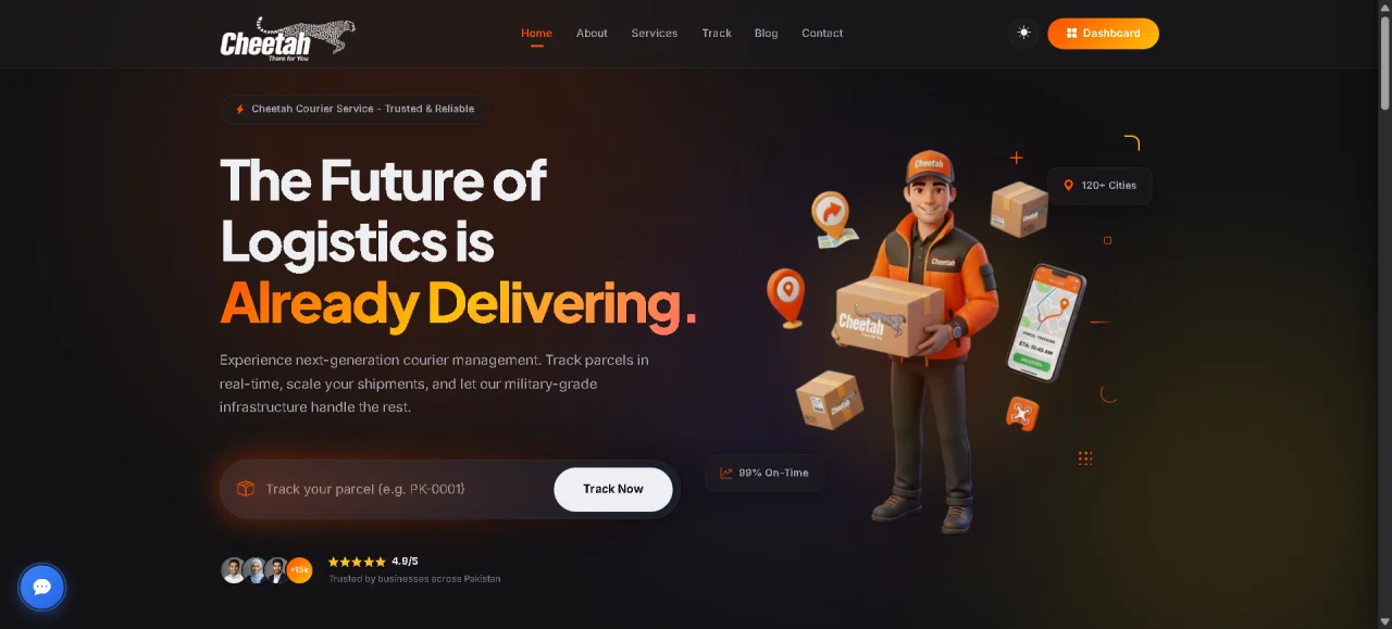 Cheetah - Advanced Logistics & Courier Management System + WMS — screenshot 5