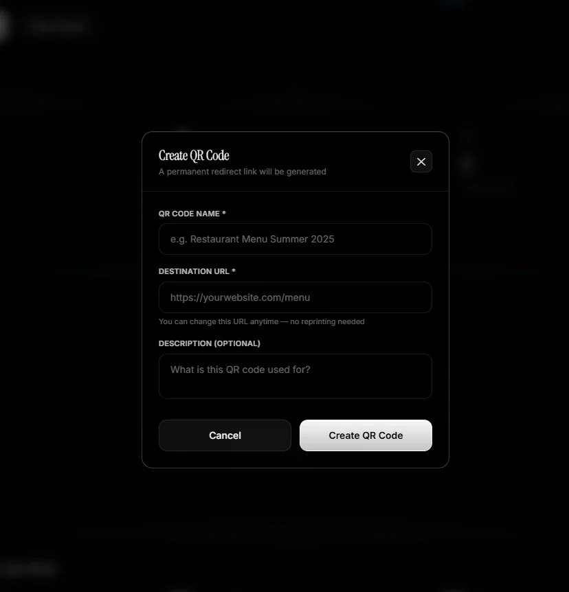 QR Coder Dynamic Black — screenshot 2