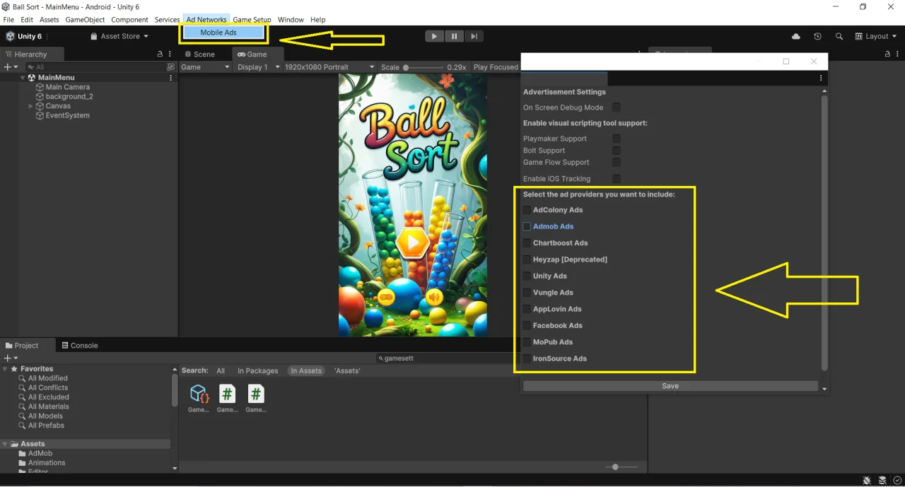 Unity Ball Sort Game - 12000 Levels — screenshot 2