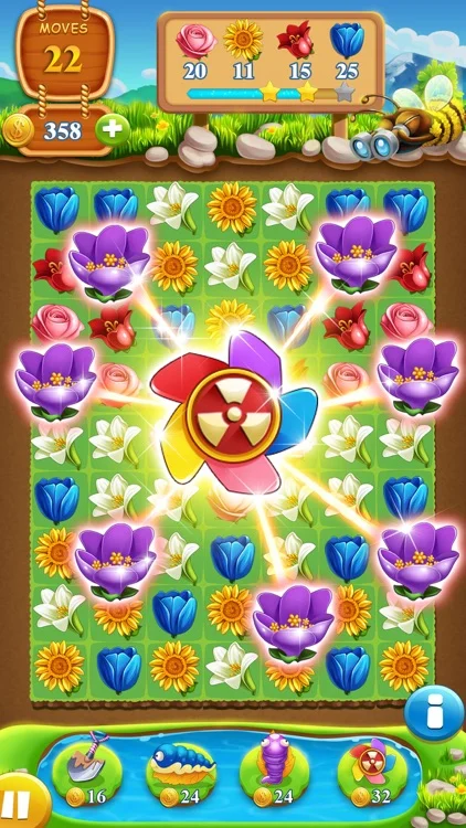 Pop Charm Flower - Unity Source Code — screenshot 3