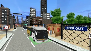 City Coach Bus Passenger Driving: Bus Parking 2021