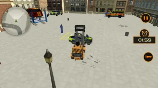 Modern Traffic Parking Fork Lifter: Rescue Forklifter Simulator