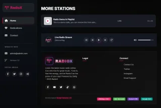 RadioX - Radio Streaming App