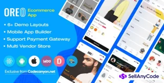 Oreo Fashion - Full React Native App for WooCommerce