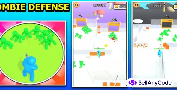 Zombie Defense 3D Game Ammo Fever Tower Gun Defense