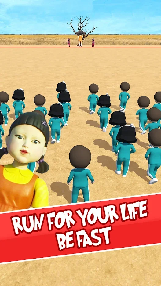 Squid Game (Free 1 MORE Game) Body Race — screenshot 2