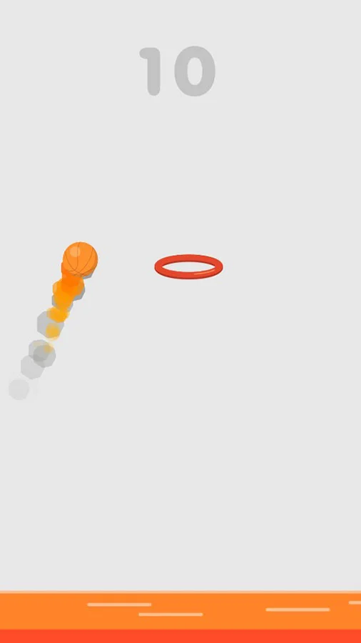 Flappy Dunk Unity Game with AdMob Ads — screenshot 2