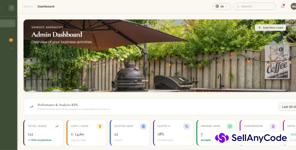 Vanuit Ambacht Luxury Outdoor Living CRM & SaaS Management Portal — cover
