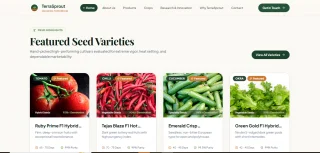 TerraSprout Seed Company Website Template