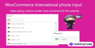 WooCommerce International Phone Input