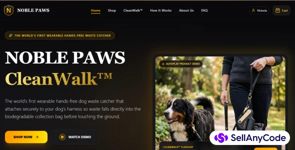NOBLE PAWS CleanWalk Luxury Pet Care Platform — cover