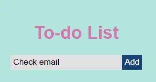 To-Do List