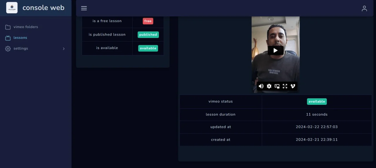 Vimeo-Uploader for Uploading Videos to Vimeo — screenshot 5