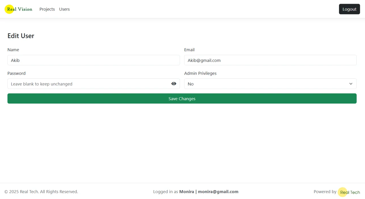 Real Vision - Advanced Project Management and Collaboration Tool — screenshot 6