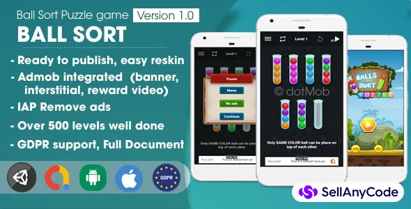 Ball Sort Puzzle - Unity Complete Project