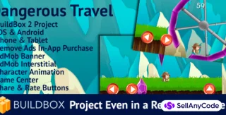 Dangerous Travel: BuildBox Game Template (Easy Reskin)