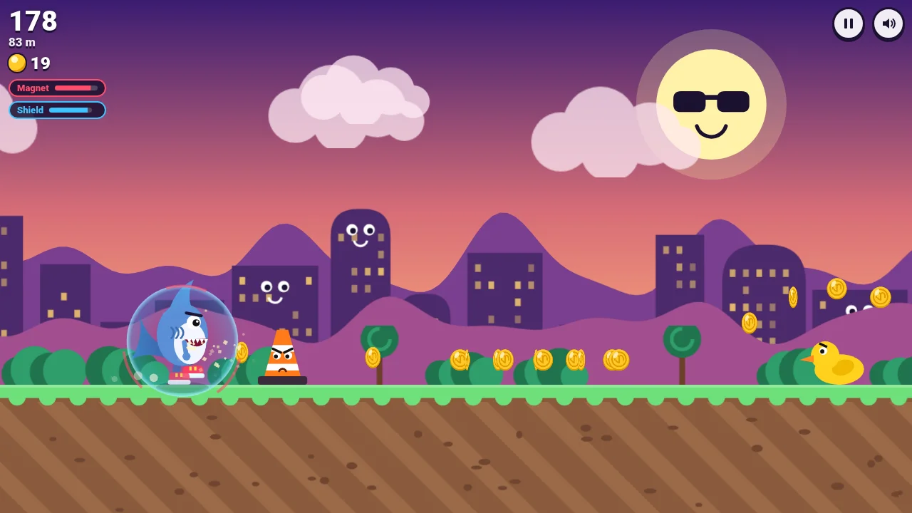 Brainrot Dash - HTML5 Endless Runner Game (Source Code) — screenshot 4