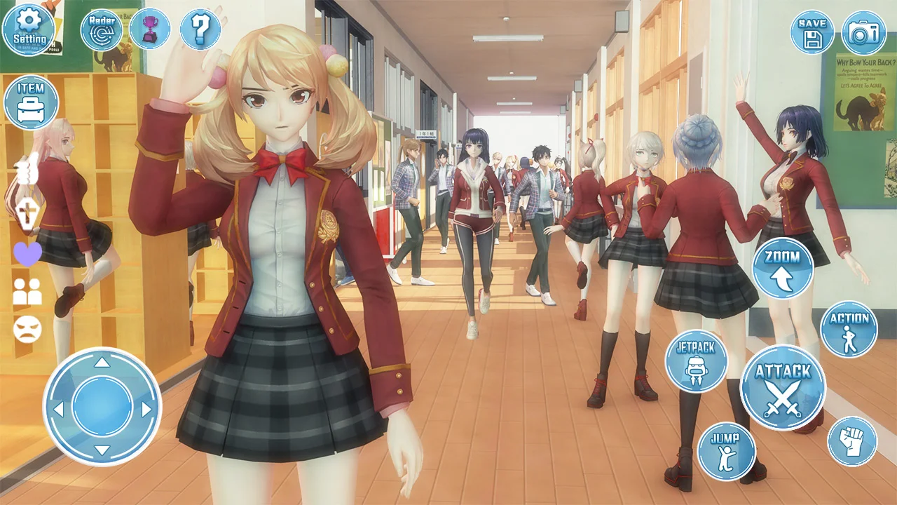 Anime School Girl Dating Sim — screenshot 3