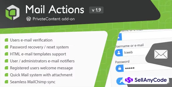 PrivateContent - Mail Actions Add-on