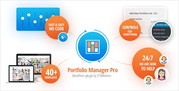 Portfolio Manager Pro - WordPress Responsive Portfolio & Gallery — screenshot 1