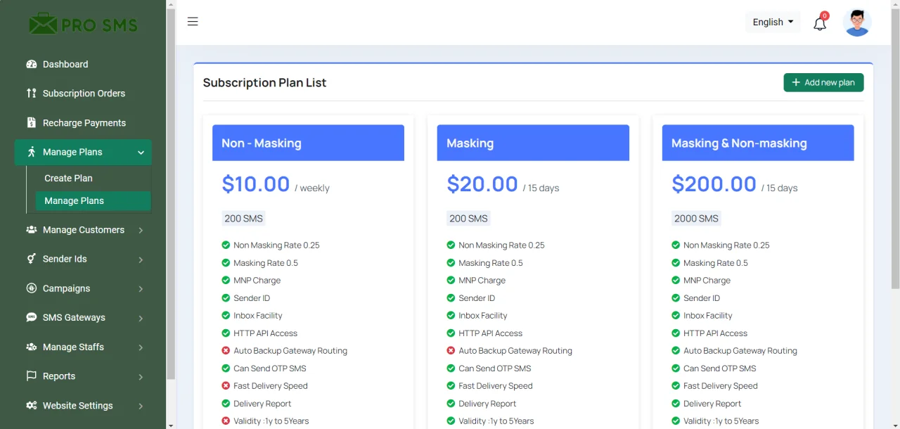 Pro-SMS: The Ultimate SaaS-Based Bulk SMS Marketing Solution — screenshot 3