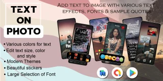 Photo Text Editor - Text on Photo - Image Editor - Add Text Text on Photo Editor & Photo Text Editor - Text Photo Maker App for Instagram