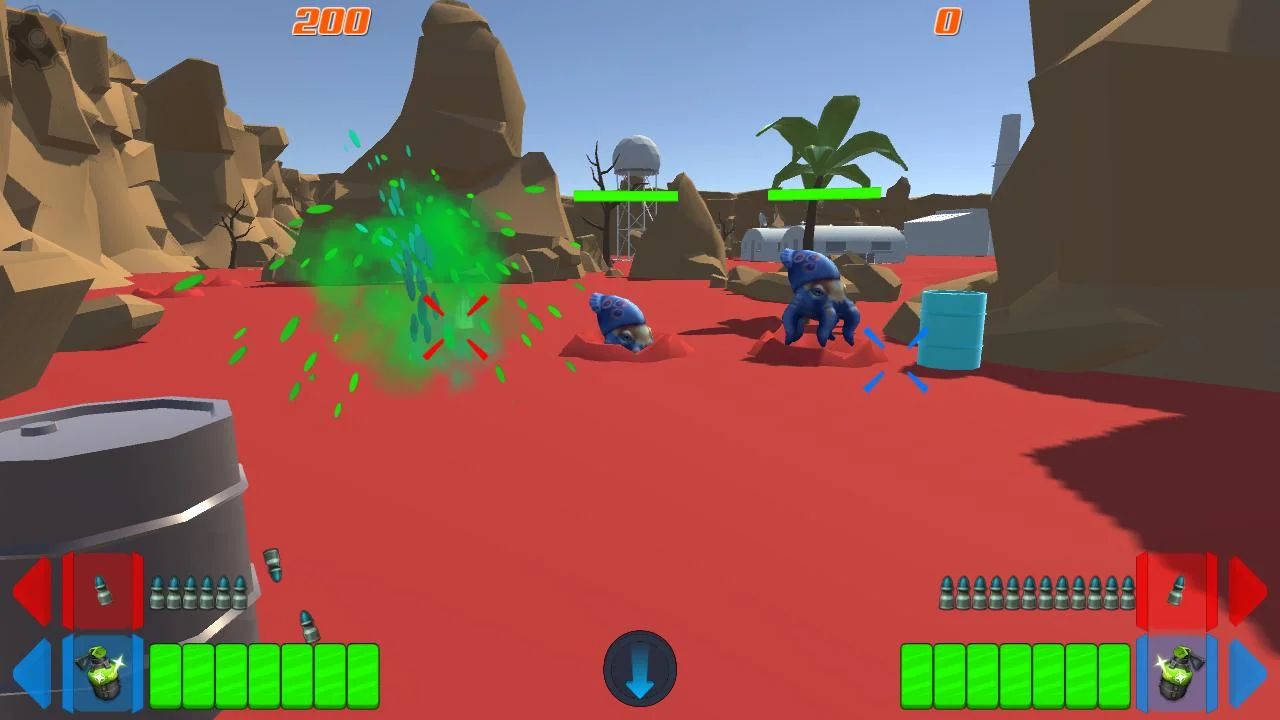 Robots Attack Zombies Survival Shooting Game — screenshot 2