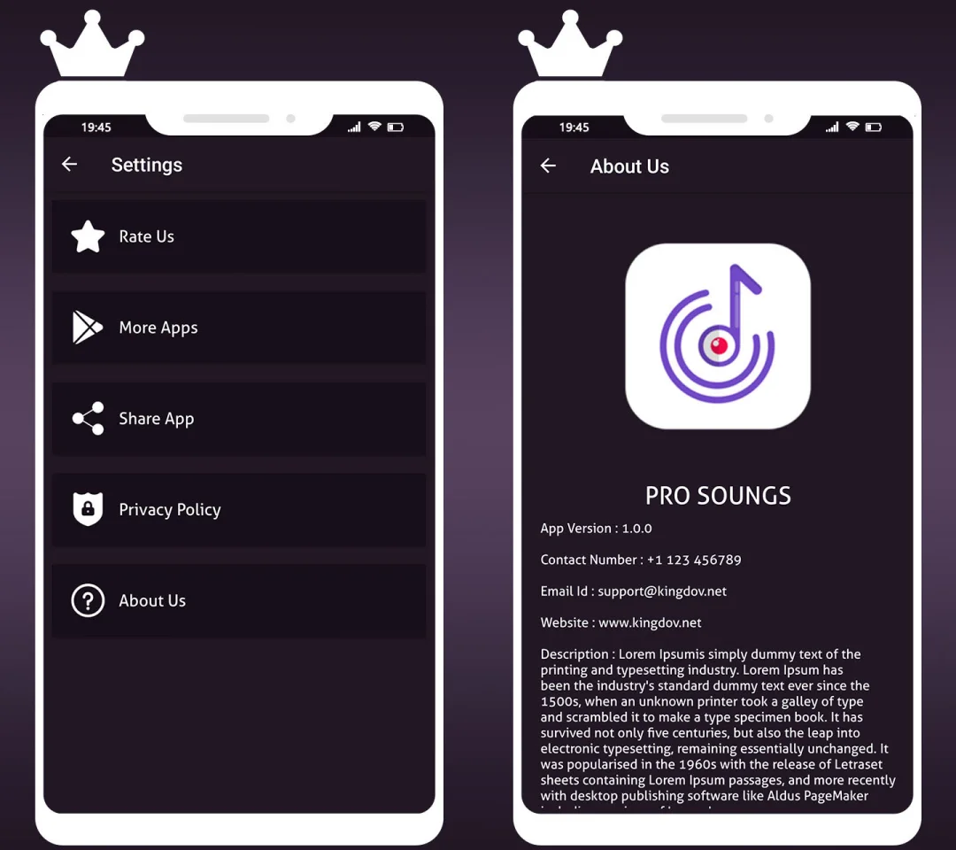 Pro Souds & Ringtones Collection 2021 - AdMob & Facebook Ads & Push Notifications — screenshot 7