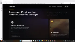 OBSIDIAN Luxury Developer Portfolio Template