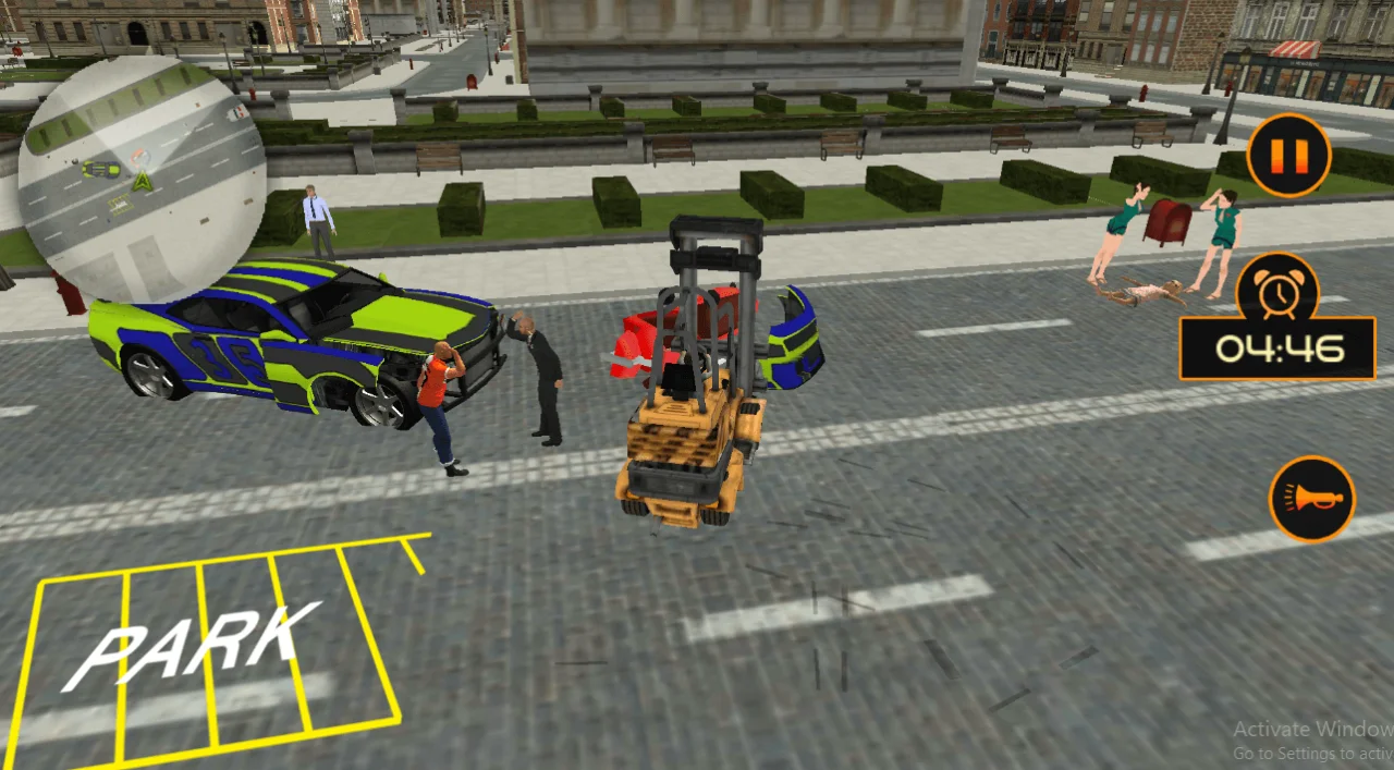 Modern Traffic Parking Fork Lifter: Rescue Forklifter Simulator — screenshot 3