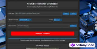 YouTube Thumbnail Downoloader (with GUI)