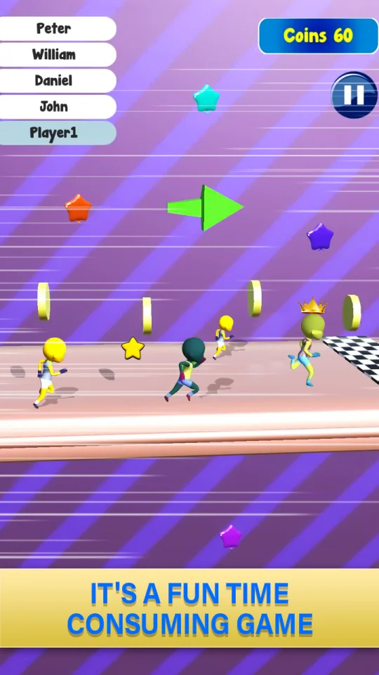 Stickman Parkour Race 3D — screenshot 1