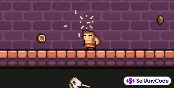 2D Sword of Knight Unity Mobile Platformer Template