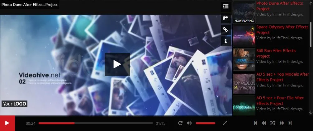 Elite Video Player - WordPress Plugin — screenshot 1