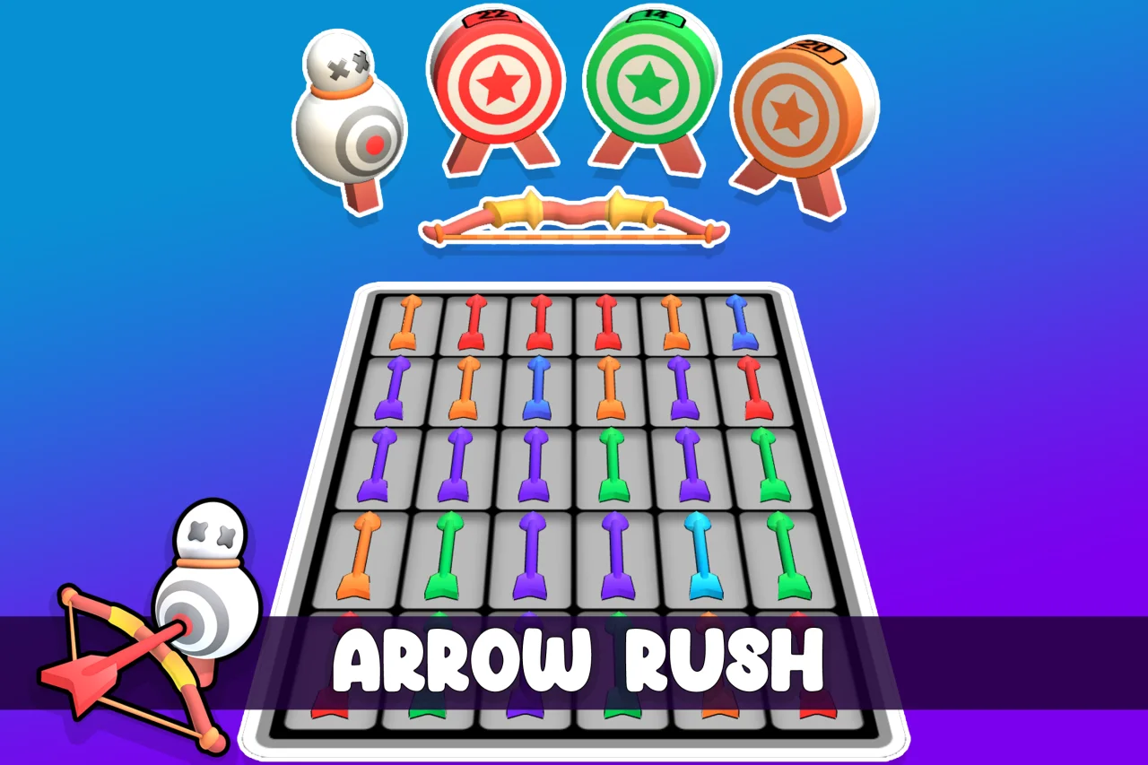 Arrow Rush Hyper Casual Tap & Shoot Unity Source Code — screenshot 2