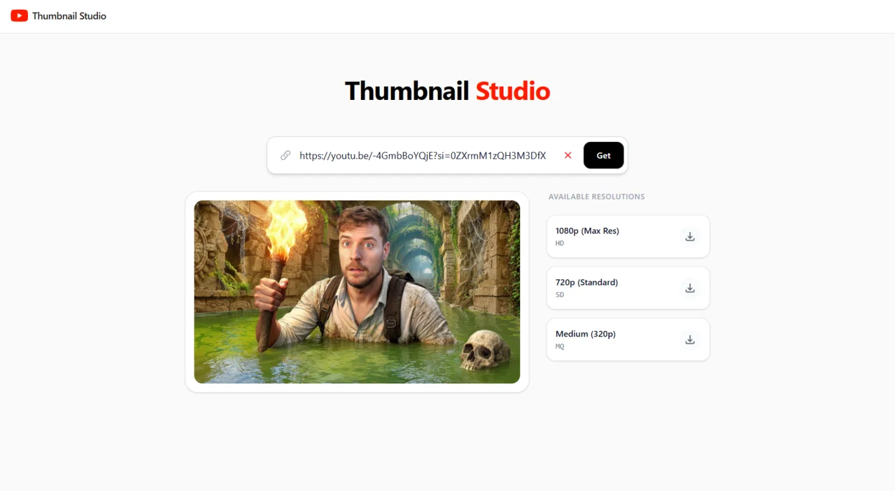 Thumbnail Downloader — screenshot 2