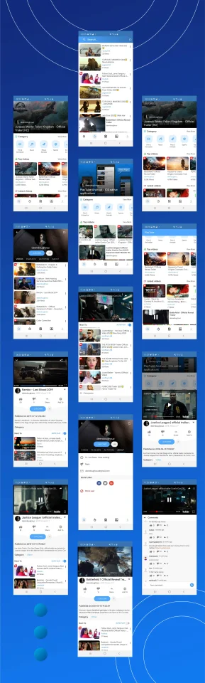 PlayTube - Mobile Video & Movie Sharing Android Native Application (Import / Upload) — screenshot 2