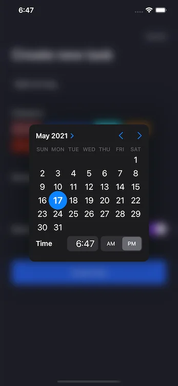 TaskEr - A Powerful Todo iOS App (Swift, iOS 11+) — screenshot 5