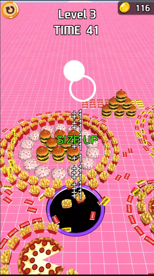 Fill the Fridge! (Hole and Fill Collect Master) — screenshot 2