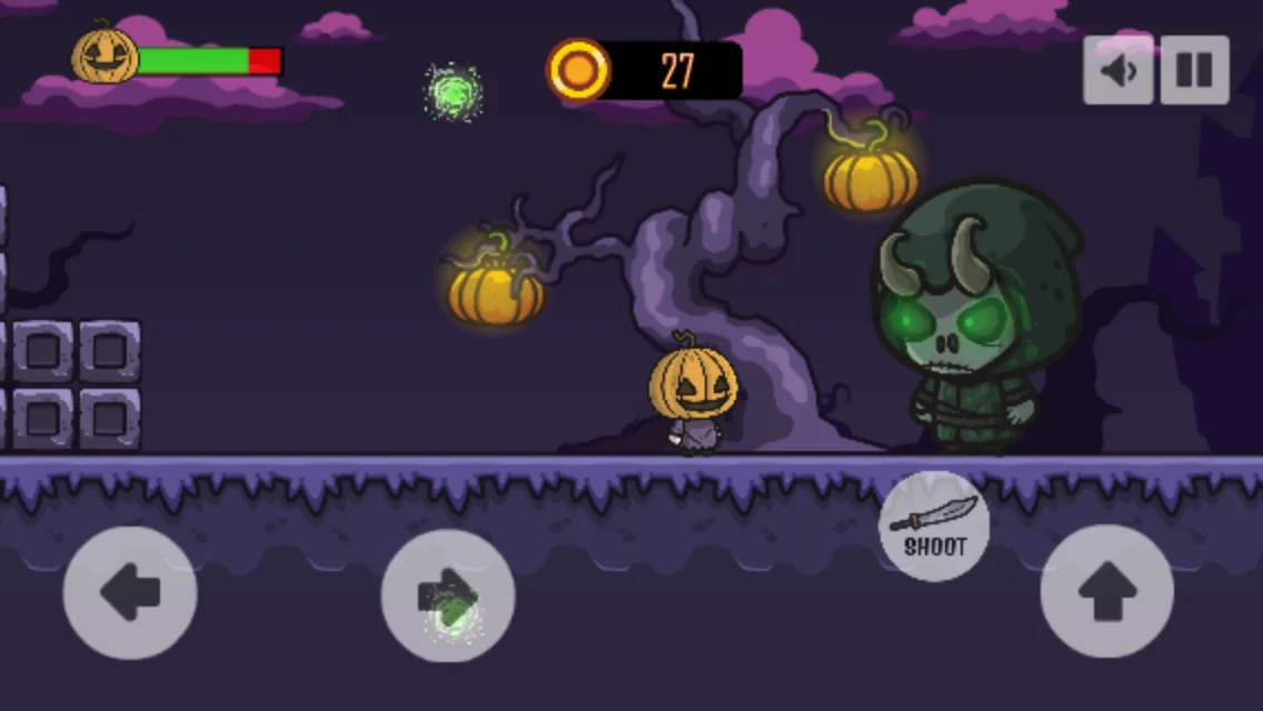 Pumpkin Halloween Adventures - Buildbox Project — screenshot 5