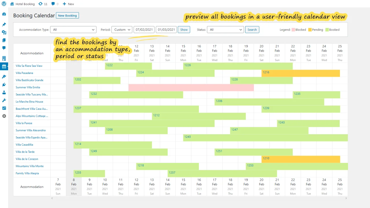 Hotel Booking WordPress Plugin - MotoPress Hotel Booking — screenshot 2