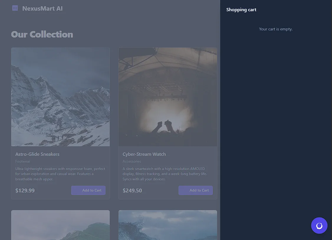 eCommerce WEB App with Chat AI — screenshot 3