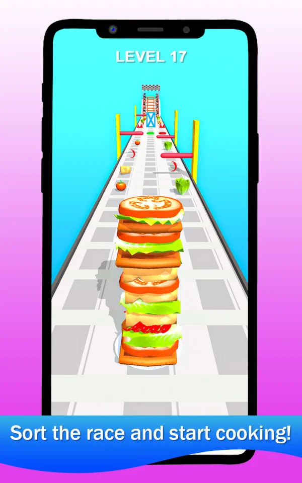 Sandwich Stack Rush 3D – New Top Trending Game — screenshot 3