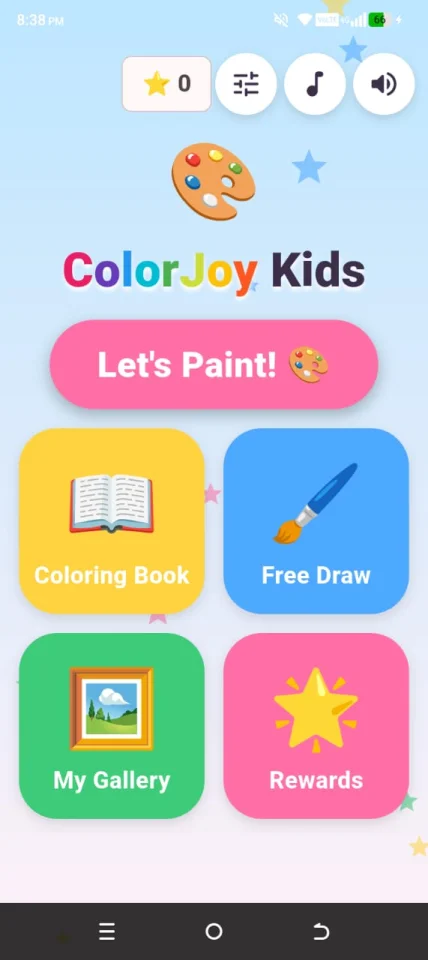 ColorJoy Kids: Flutter Coloring & Drawing App for Children — screenshot 2