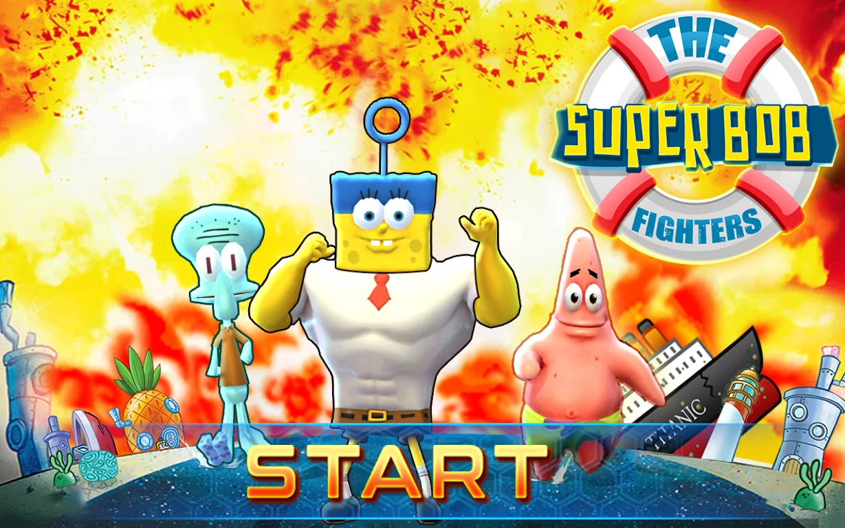 Sponge Battle Fight Bob — screenshot 1